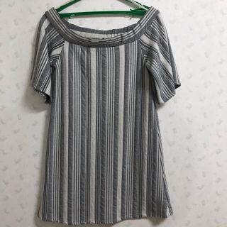 ザラ(ZARA)のZARA ストライプワンピース(ミニワンピース)