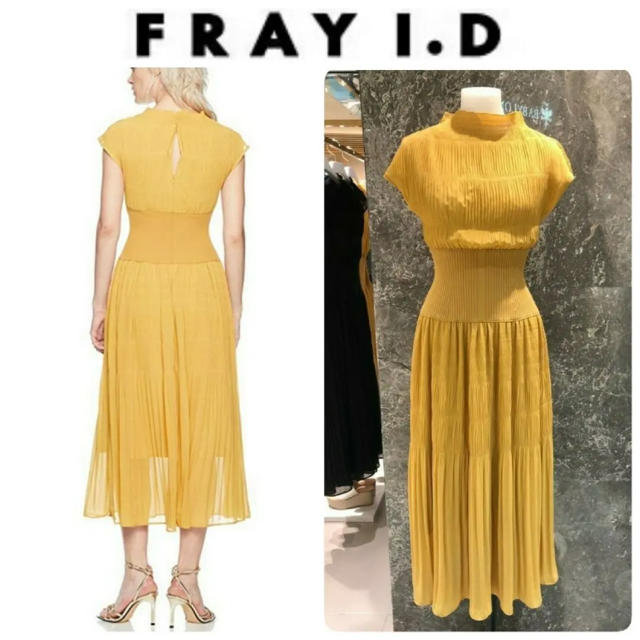 FRAY I.D シャーリングワンピース