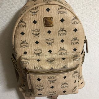 MCM - MCM リュック Sサイズ ベージュの通販 by emm｜エムシー