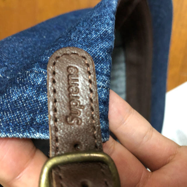 タイムセール！washed chino twill camp cap denim 3