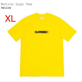 シュプリーム(Supreme)のXL Supreme Motion Logo Tee Yellow イエロー(Tシャツ/カットソー(半袖/袖なし))