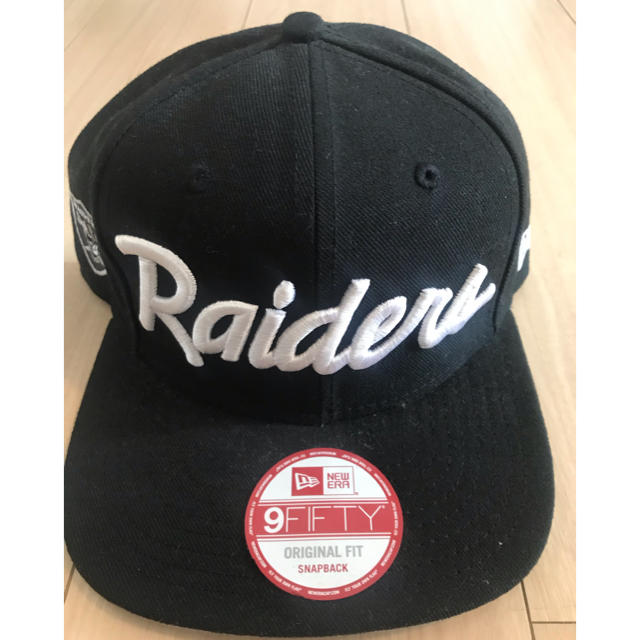 NEW ERA(ニューエラー)のOakland Raiders ビンテージ文字キャップ新品未使用 メンズの帽子(キャップ)の商品写真