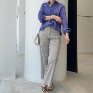 アパルトモンドゥーズィエムクラス(L'Appartement DEUXIEME CLASSE)のKALLMEYER CROPPED TUXEDO TROUSER(クロップドパンツ)