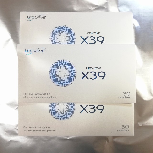 [三個セット 説明書3枚付] ライフウェーブ LifeWave X39のサムネイル