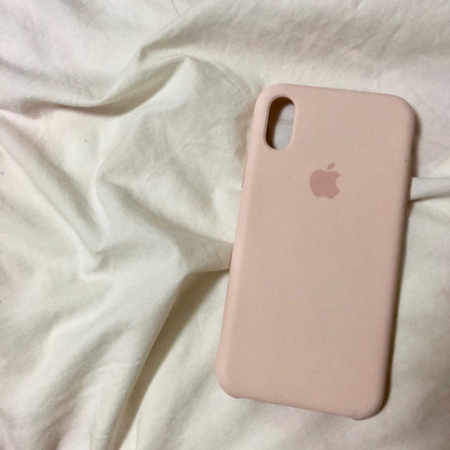 Apple(アップル)のアップル　シリコンiPhone x.xsケース　正規品　ピンク スマホ/家電/カメラのスマホアクセサリー(iPhoneケース)の商品写真