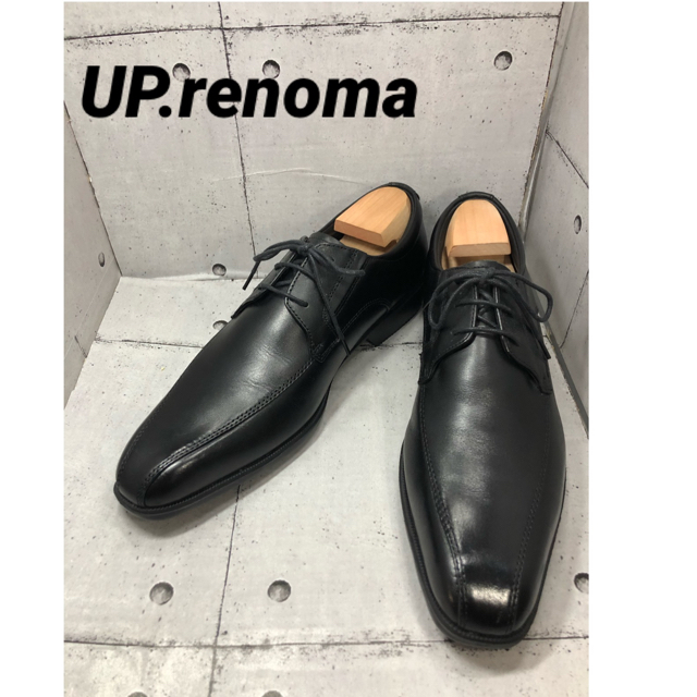 U.P renoma(ユーピーレノマ)のg様専用　U.P renoma ビジネスシューズ　革靴　25.5cm  黒 メンズの靴/シューズ(ドレス/ビジネス)の商品写真