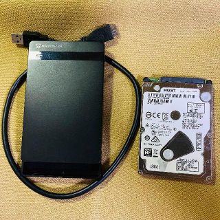 外付けハードディスク(HDD) HGST 500GB(PC周辺機器)