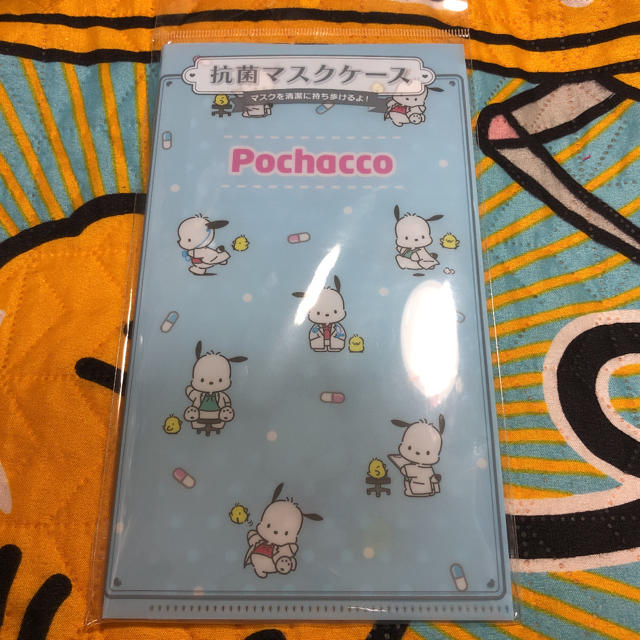 サンリオ(サンリオ)の新品 抗菌マスクケース ポチャッコ キッズ/ベビー/マタニティの洗浄/衛生用品(その他)の商品写真