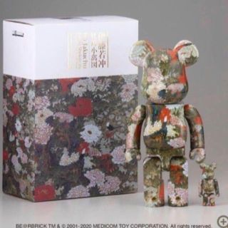 2個　BE@RBRICK 伊藤若冲 牡丹小禽図(その他)