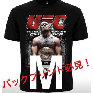 【超希少！一点限り】UFC コナー・マクレガー　Tシャツ　黒　ブラック　M(Tシャツ/カットソー(半袖/袖なし))