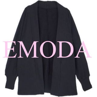 エモダ(EMODA)のEMODA  ノーカラーソフト裏毛CO(ノーカラージャケット)