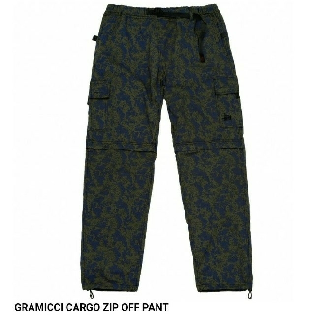 STUSSY(ステューシー)のSTUSSY × GRAMICCI CARGO ZIP OFF PANT Lサイ メンズのパンツ(ワークパンツ/カーゴパンツ)の商品写真