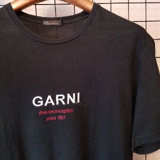 ガルニ(GARNI)の日本製 GARNI ガルニ ロゴ刺繍/プリント入り 半袖カットソー/Tシャツ(Tシャツ/カットソー(半袖/袖なし))