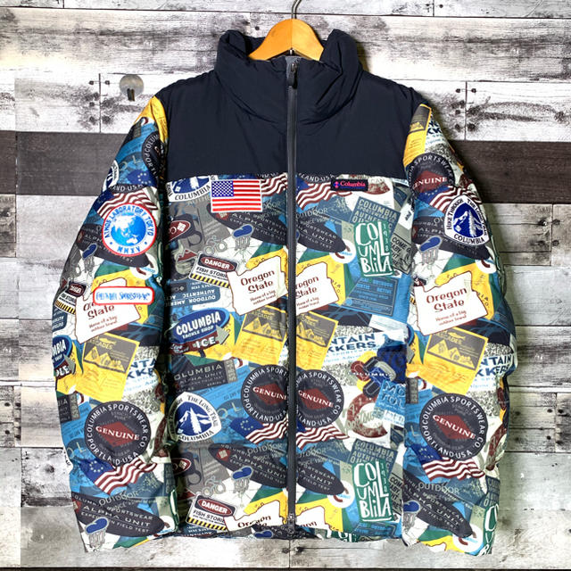 【美品】Columbia×ATMOS LAB コラボ ダウンジャケット