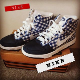 ナイキ(NIKE)のNIKE ギンガムチェックスニーカー(スニーカー)