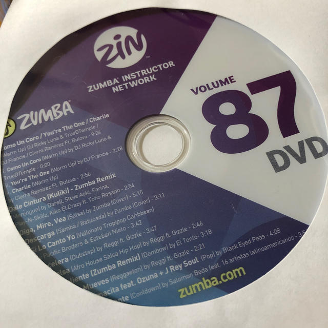 zumba ズンバ 最新 DVD CD 87