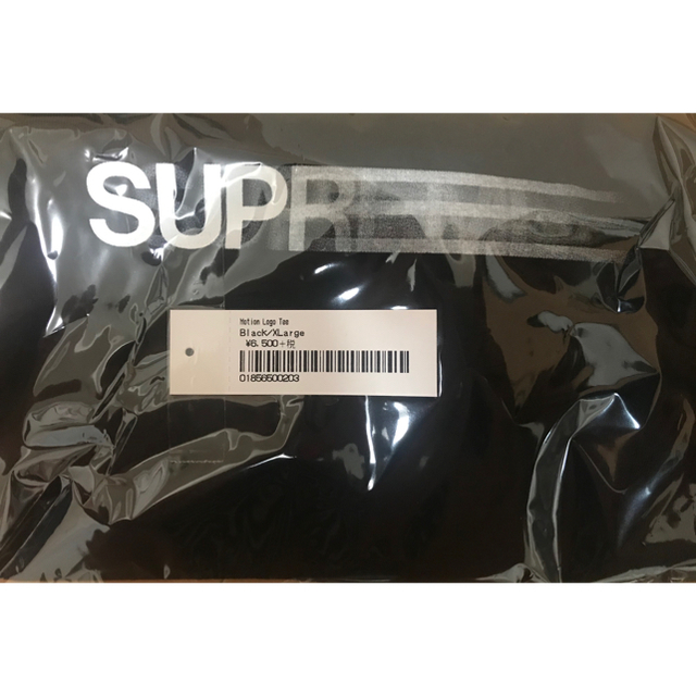 Supreme(シュプリーム)のモーション XL 黒 メンズのトップス(Tシャツ/カットソー(半袖/袖なし))の商品写真