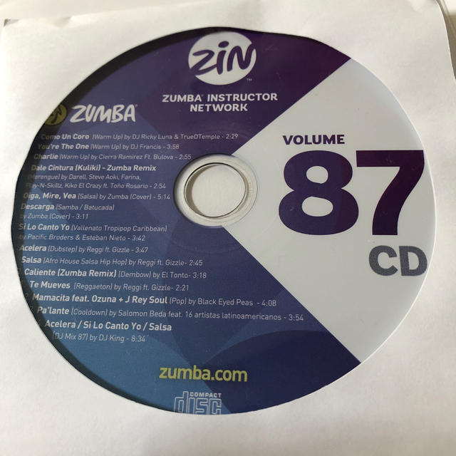 zumba ズンバ 最新 DVD CD 87