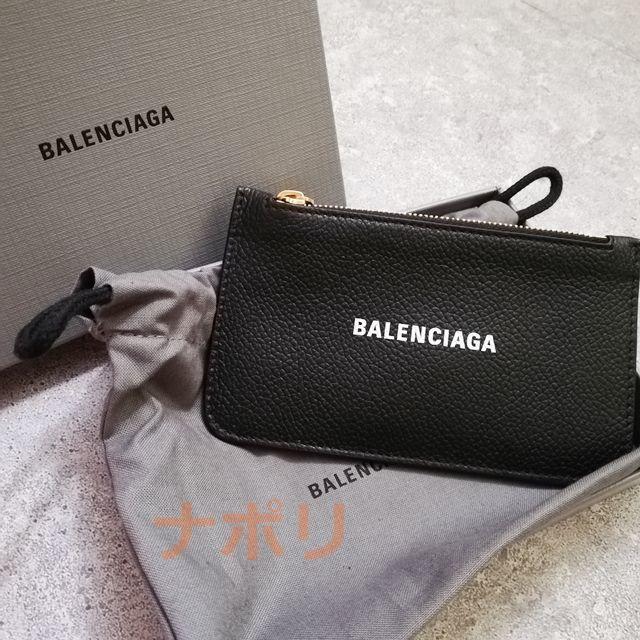 Balenciaga(バレンシアガ)のバレンシアガ コインケース付き　カードケース フラグメントケース　ロゴ レディースのファッション小物(コインケース)の商品写真