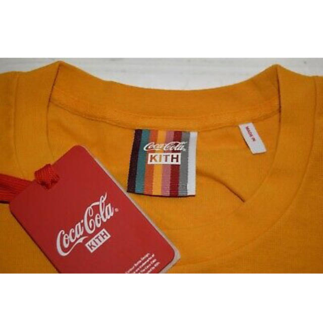 Supreme(シュプリーム)のKith × Coca-Cola LS Quinn Tee-Yellow（XL） メンズのトップス(Tシャツ/カットソー(七分/長袖))の商品写真