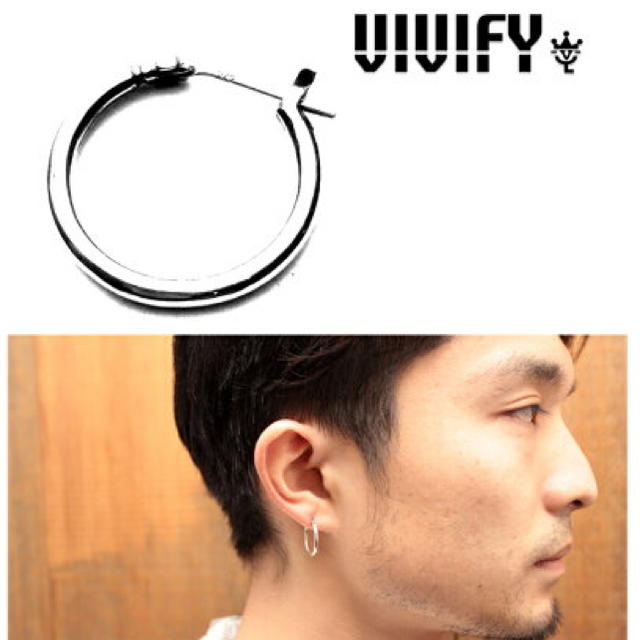 VIVIFY(ビビファイ)の[ワンオクTAKA愛用]VIVIFY ビビファイ Hoop Pierce 新品 メンズのアクセサリー(ピアス(片耳用))の商品写真