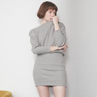 ロザリームーン(Rosary moon)の【新品未使用】Back Open Thermal Tunic(ミニワンピース)