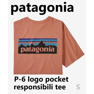 パタゴニア(patagonia)のパタゴニア  p-6ロゴ ポケット レスポンシビリティ memn S(Tシャツ/カットソー(半袖/袖なし))