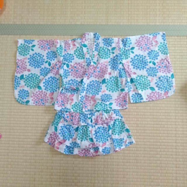 100cm　女の子　浴衣　セパレート キッズ/ベビー/マタニティのキッズ服女の子用(90cm~)(甚平/浴衣)の商品写真