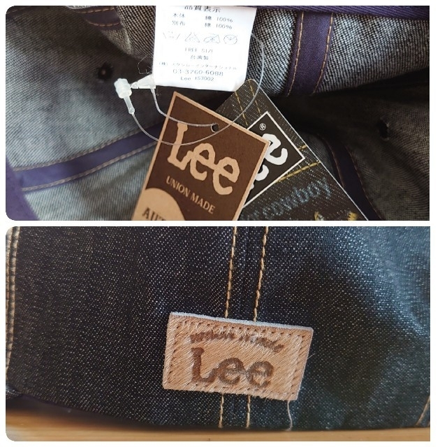 Lee(リー)の新品　Leeデニムキャップ メンズの帽子(キャップ)の商品写真