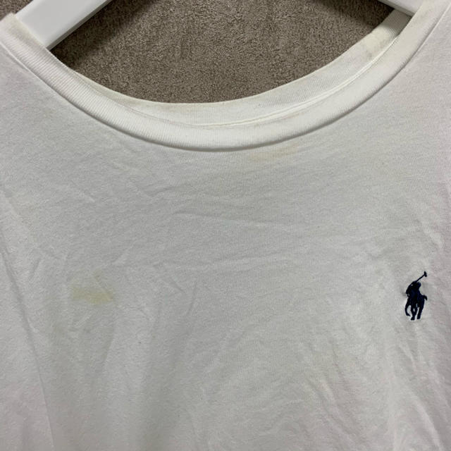 POLO RALPH LAUREN(ポロラルフローレン)のラルフローレン♡白Tシャツ♡訳あり レディースのトップス(Tシャツ(半袖/袖なし))の商品写真