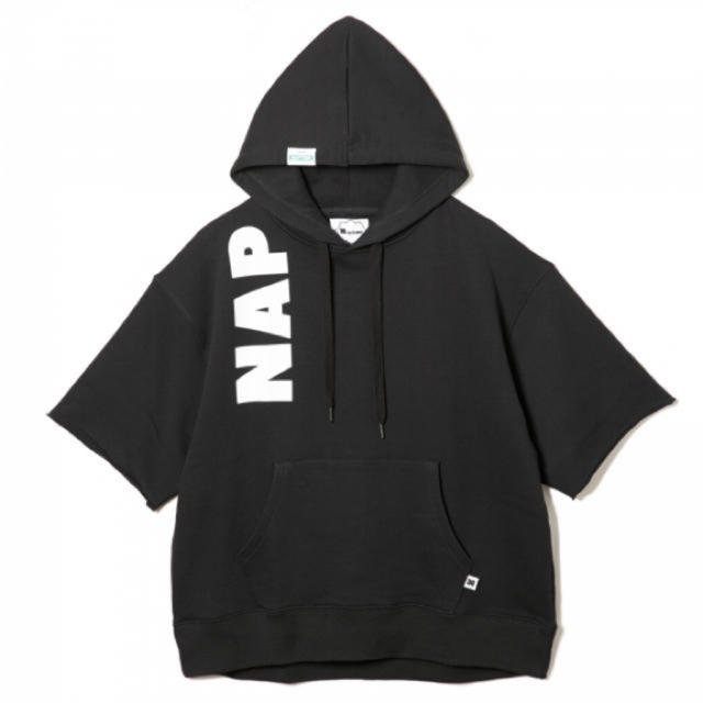 nissy naptime 五分袖 PARKA BLACK