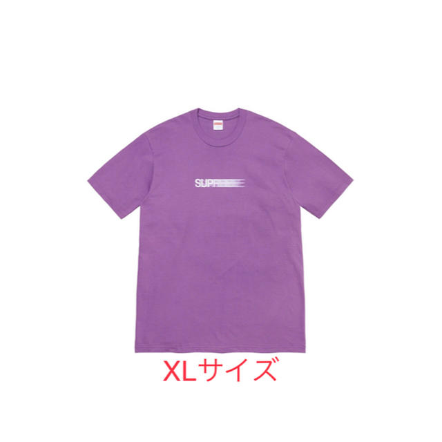 Supreme シュプリーム モーションロゴ Tシャツ 紫 purple XL