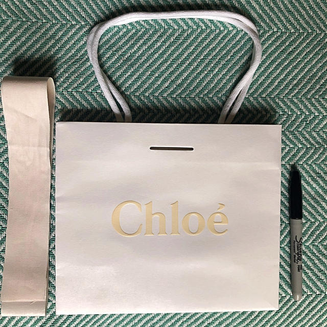 Chloe(クロエ)のChloe ショップバッグ *リボン付 レディースのバッグ(ショップ袋)の商品写真