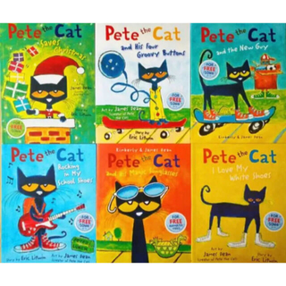 【在庫処分】  Pete the cat 大きな絵本セット 英語絵本6冊セット(絵本/児童書)