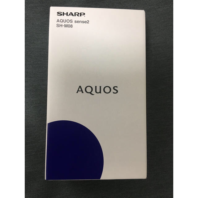 新品　SHARP AQUOS sense2 SH-M08 ホワイトシルバー