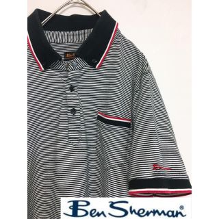 ベンシャーマン(Ben Sherman)のベン・シャーマン　Ben Sherman ボーダーポロシャツ　サイズL(ポロシャツ)