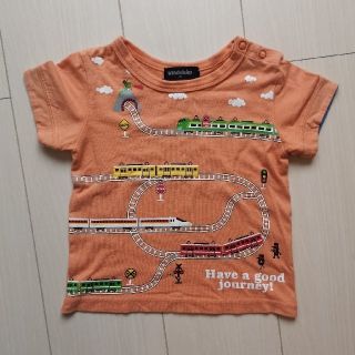 クレードスコープ(kladskap)のクレードスコープ電車Tシャツ90センチ(Tシャツ/カットソー)