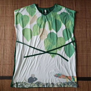 グラニフ(Graniph)の[グラニフ]緑系ロングTシャツ(Tシャツ(半袖/袖なし))