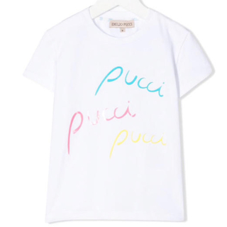 エミリオプッチ(EMILIO PUCCI)のエミリオプッチ　ロゴTシャツ　ホワイト(Tシャツ(半袖/袖なし))