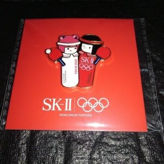 エスケーツー(SK-II)のＳＫ-Ⅱ　　東京２０２０オリンピック　　バッチ　　　②卓球(ノベルティグッズ)