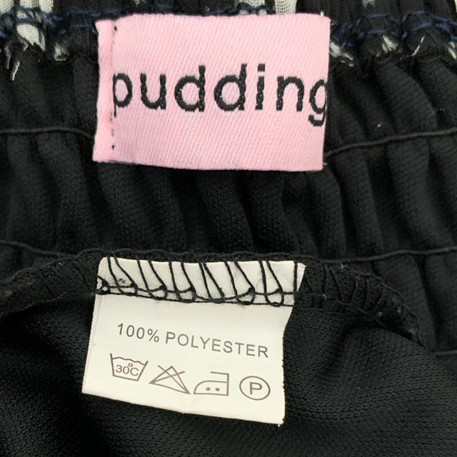 pudding(プディング)のpudding プディング ワンピース レディースのワンピース(ミニワンピース)の商品写真