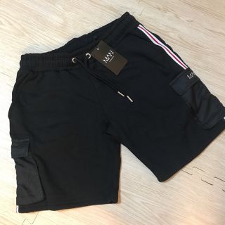 ブーフー(boohoo)の新品未使用★boohoo MAN★メンズショートパンツ 裏起毛(ショートパンツ)