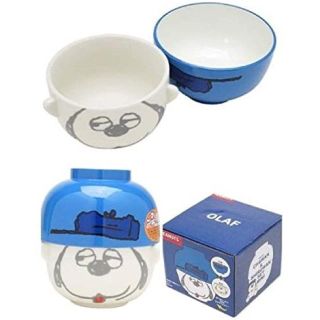 スヌーピー(SNOOPY)のA様専用　新品　SNOOPY OLAF 茶碗＆汁椀セット　ミニ(食器)