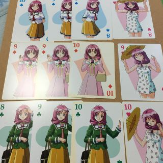 コナミ(KONAMI)の不良　ときめきメモリアル2 白雪美帆　トランプ12枚(カード)