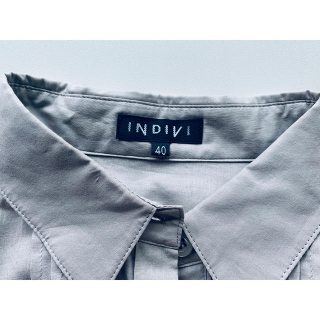 【美品】INDIVI ナチュラルブラウンチュニック