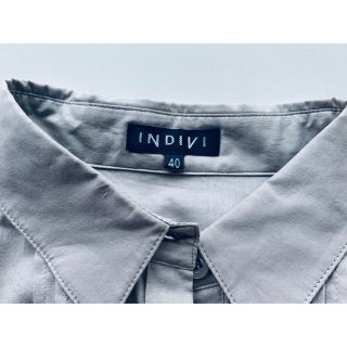 インディヴィ(INDIVI)の【美品】INDIVI ナチュラルブラウンチュニック(チュニック)