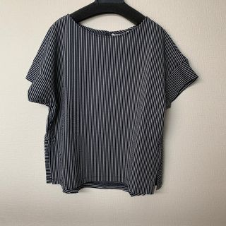 ニジュウサンク(23区)の23区　サッカージャージー　ストライプ　カットソー  (Tシャツ/カットソー(半袖/袖なし))