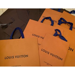 ルイヴィトン(LOUIS VUITTON)のルイヴィトン ＬＶショップ袋　ショッパー大中小からお好きなサイズ5枚売り(ショップ袋)