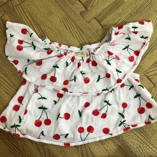 ザラキッズ(ZARA KIDS)のゆんさま専用！ZARA girls さくらんぼ柄トップス(Tシャツ/カットソー)