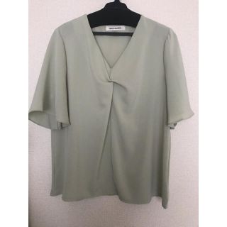 ミッシュマッシュ(MISCH MASCH)のミッシュマッシュ　ブラウス　グリーン(シャツ/ブラウス(半袖/袖なし))